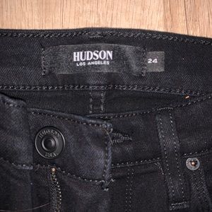 Never been worn. Black Hudson jeans. DESIGNER.